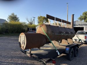 custom offset smoker montana metalworks ()